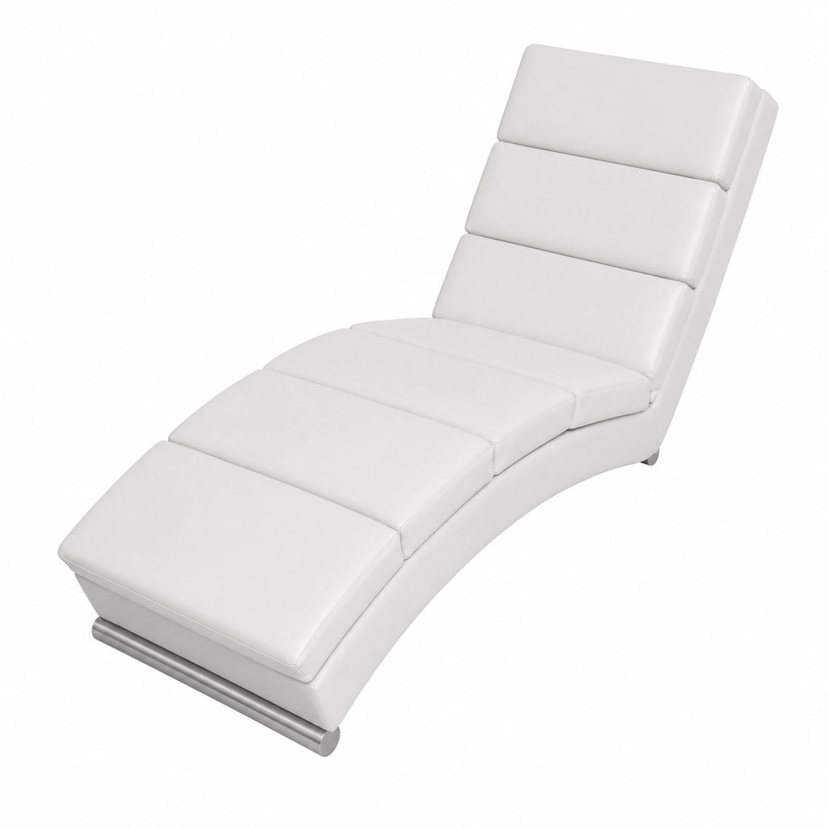 Salon de jardin, en similicuir et cuir, coloris blanc, pour la terrasse ou le jardin