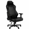Bureau, en similicuir et cuir, coloris noir, pour l’espace de travail