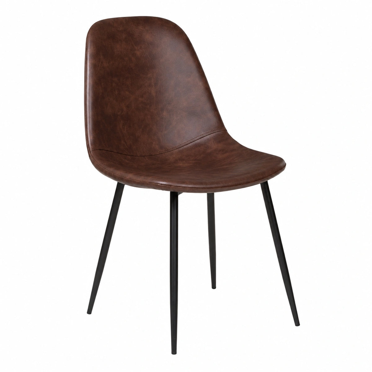 Chaise, en cuir, pour la salle à manger ou la cuisine