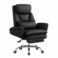Bureau, en cuir, réglable, coloris noir, pour l’espace de travail