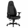 Bureau, en similicuir et cuir, coloris noir, pour l’espace de travail