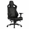 Bureau, en similicuir et cuir, coloris noir, pour l’espace de travail