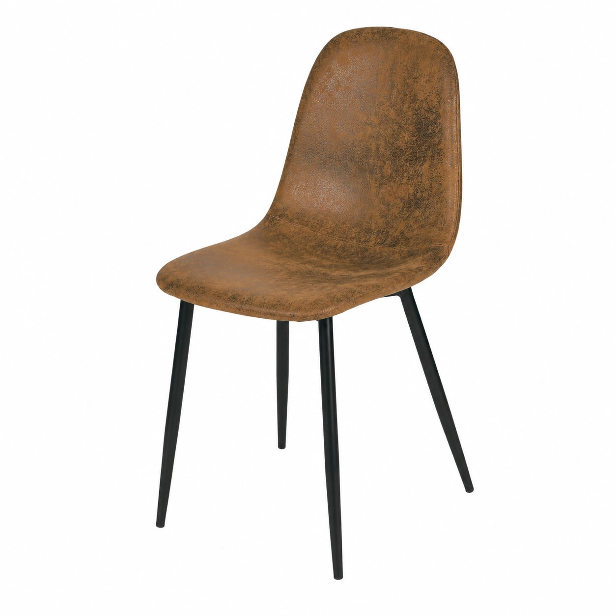 Chaise, en métal, coloris marron, pour la salle à manger ou la cuisine