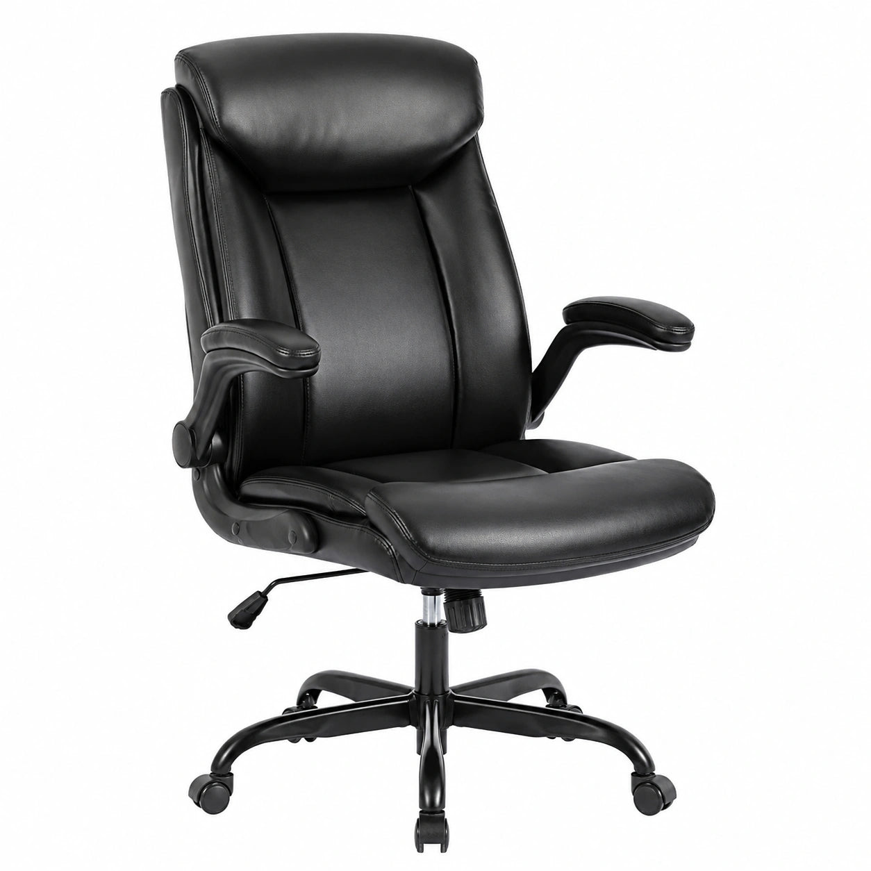 Bureau, en cuir, coloris noir, pour l’espace de travail