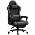 Bureau, inclinable, en cuir, coloris noir et gris, pour l’espace de travail