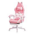 Bureau, réglable, en cuir, coloris rose, pour l’espace de travail