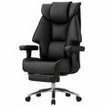 Bureau, en cuir, coloris noir, pour l’espace de travail