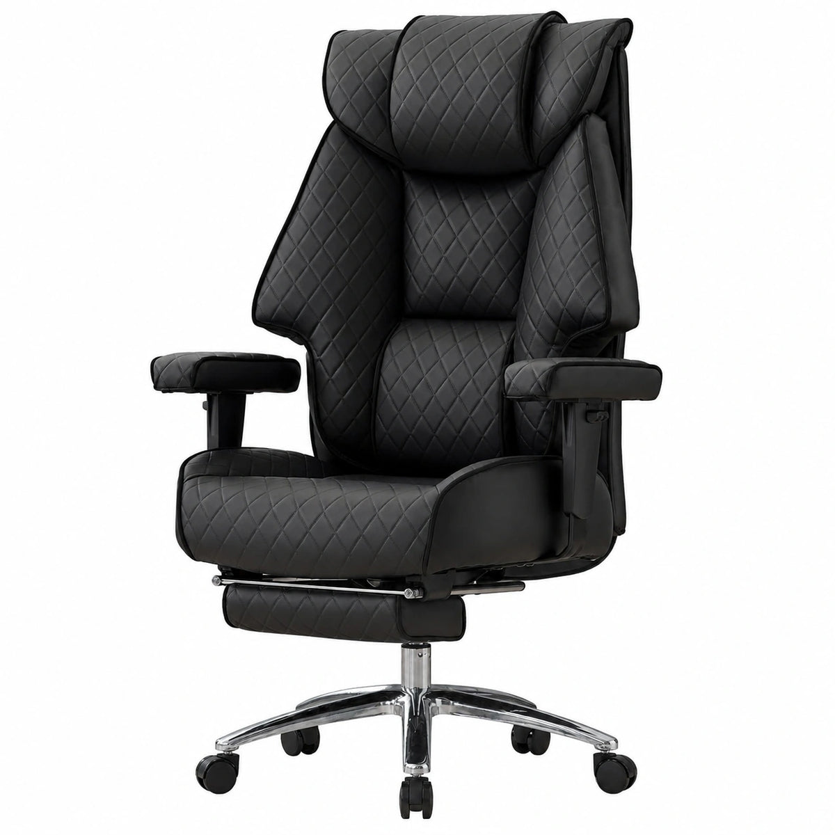 Bureau, en cuir, coloris noir, pour l’espace de travail