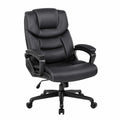 Bureau, pivotant, réglable, en cuir, coloris noir, pour l’espace de travail